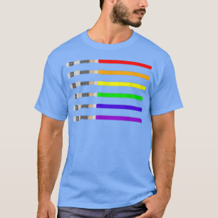 T-shirt LGBT Saber Sword Pride série de films T 