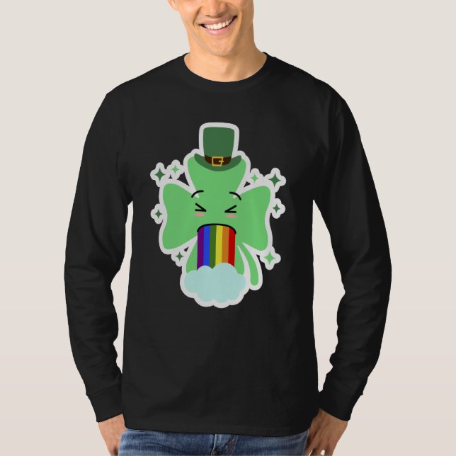 T-shirt LGBT Shamrock Drinking St Patricks Paddys Day Team (Devant)