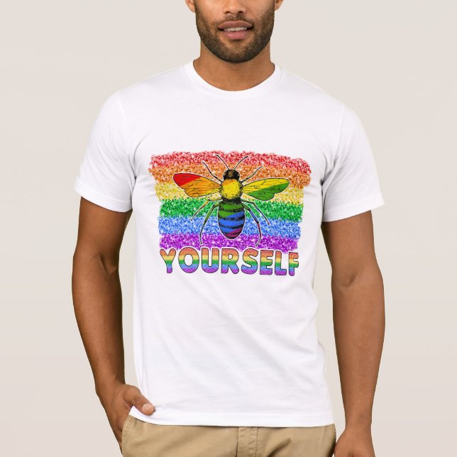 T-shirt LGBT Soyez vous-même (Devant)