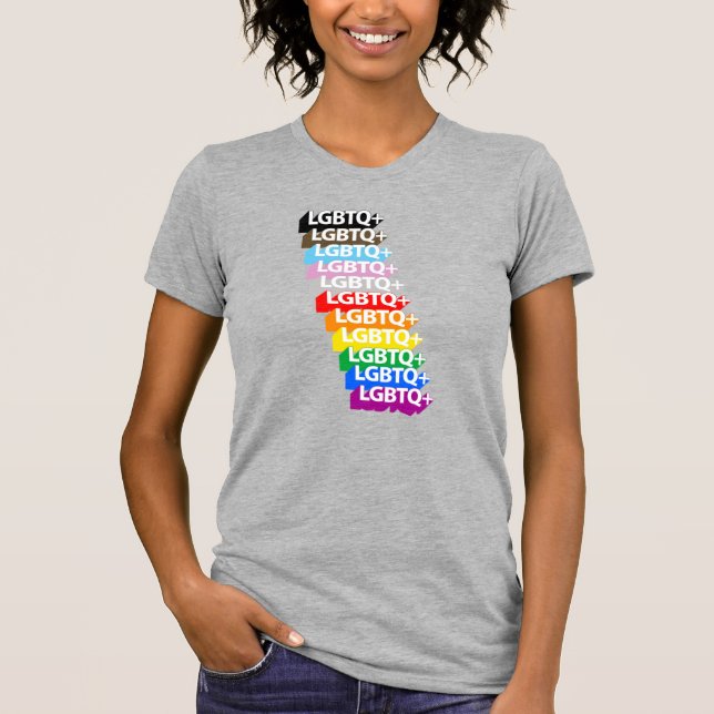 T-SHIRT LGBTQ 3D (Devant)