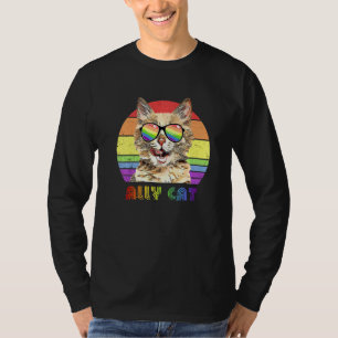 T-shirt Lgbtq Ally Chat Rainbow Gay pride Drapeau Lgbt 13