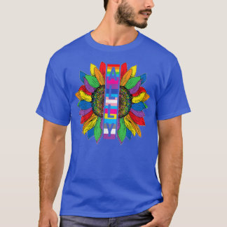 T-shirt Lgbtq AllyFor Gay Pride Men Women Children Sunflow
