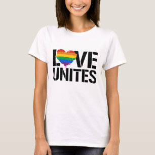 T-SHIRT LGBTQ AMOUR UNITÉ
