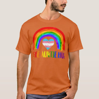 T-shirt LGBTQ Auntie Hugs Gay pride LGBT Rainbow Moth