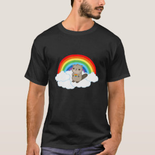 T-shirt LGBTQ Beaver Gay pride Coeur arc-en-ciel Gay Lesbi