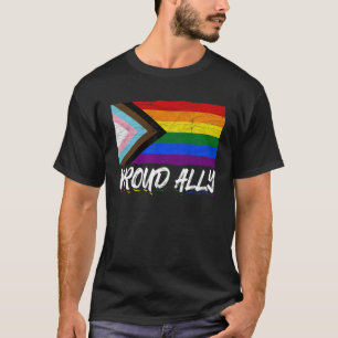 T-shirt LGBTQ Black Pride Fier Ally Lesbian Gay Bi Trans