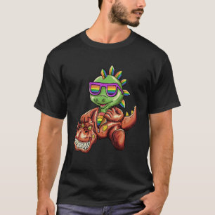 T-shirt LGBTQ Dinosaur Rex Portant un costume Dino 1