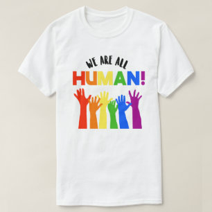 T-shirt LGBTQ+ Droits d'auteur Nous sommes tous humains
