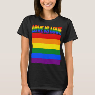 T-shirt LGBTQ Equality Love LGBT Rainbow Gay pride