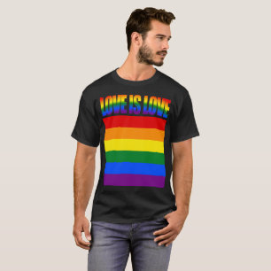 T-shirt LGBTQ Equality Love LGBT Rainbow Gay pride