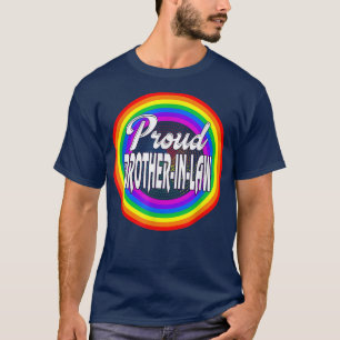 T-shirt LGBTQ Fier Frère Gay pride LGBT Ally Rainb