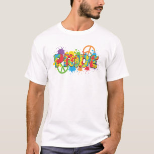 T-shirt LGBTQ - Fierté - Arc-en-ciel Couleurs Peinture Spl