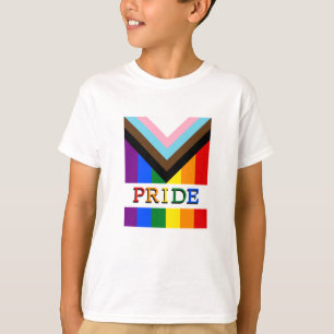 T-shirt LGBTQ & Fierté - Arc en ciel - Progrès - Enfants