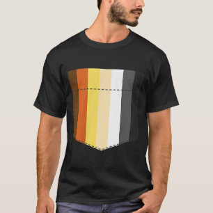 T-shirt LGBTQ Fierté Mois Ours Drapeau dans mon pochette G