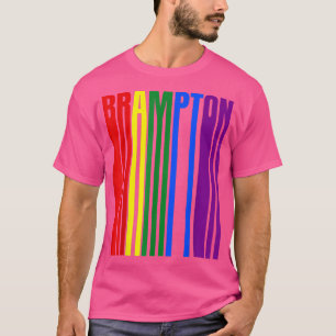 T-shirt LGBTQ Flag Corols Brampton Canada - Pride canadien
