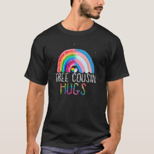 T-shirt Lgbtq Free Cousin Hugs Gay pride Lgbt Ally Rainbow