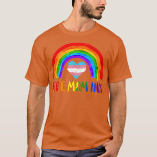 T-shirt LGBTQ Free Mom Hugues Gay pride LGBT Rainbow Mothe