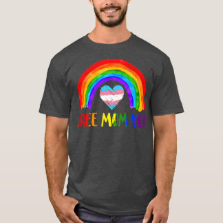T-shirt LGBTQ Free Mom Hugues Gay pride LGBT Rainbow Mothe