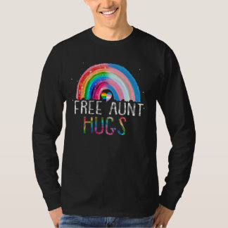 T-shirt Lgbtq Free Tante Hugs Gay pride Lgbt Ally Rainbow 