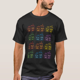 T-shirt LGBTQ Gay Lesbian Pride Halloween Jack O Lanterns