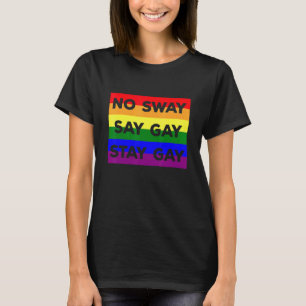T-shirt Lgbtq Gay Rights C'Est Bon De Rester Gay Say Gay