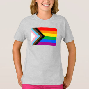 T-shirt LGBTQ+ Indicateur de fierté de progrès
