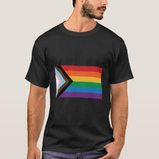 T-shirt Lgbtq+ Indicateur De Fierté De Progrès