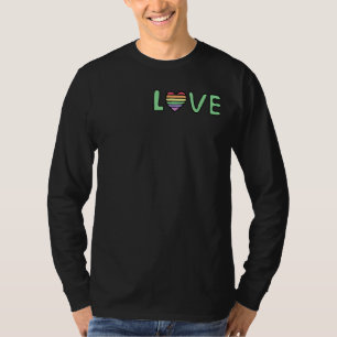 T-shirt Lgbtq Love Rainbow Heart Pride 2022