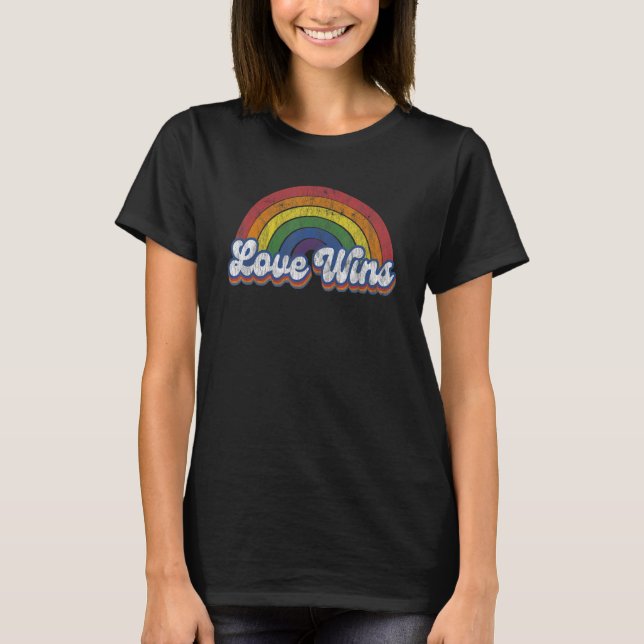 T-shirt Lgbtq Love remporte le Gay pride Lgbt Ally Rainbow (Devant)