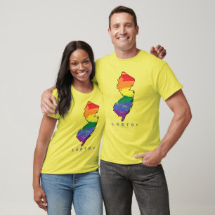 T-shirt LGBTQ+ NJ Fière