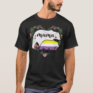 T-shirt LGBTQ Non-Binary Mama Bear LGBT Non-Binary Pride E