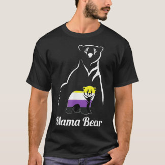 T-shirt LGBTQ NonBinary Mama Bear LGBT NonBinary Pride Enb