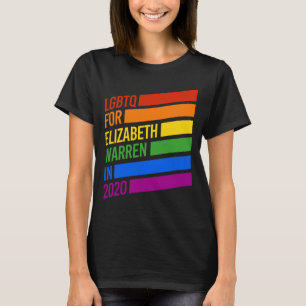 T-SHIRT LGBTQ POUR ELIZABETH WARREN