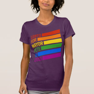 T-shirt LGBTQ Pour Le Maire Pete 2020