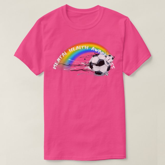 T-shirt Lgbtq Pride Football Santé mentale3041 1375 (Design devant)
