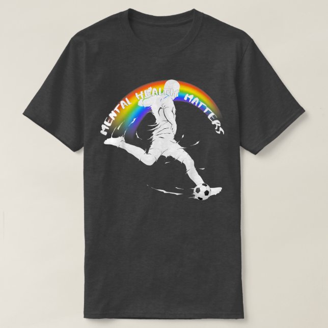 T-shirt Lgbtq Pride Football Santé mentale3043 1377 (Design devant)