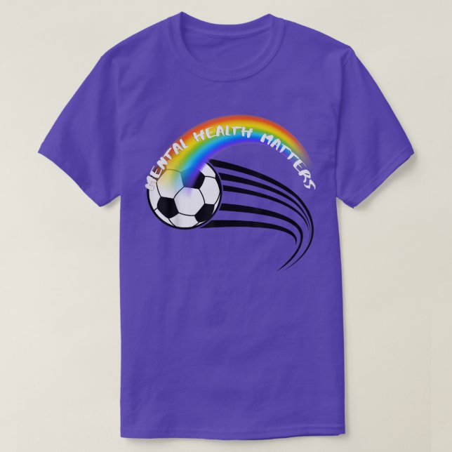T-shirt Lgbtq Pride Football Santé mentale3047 1381 (Design devant)
