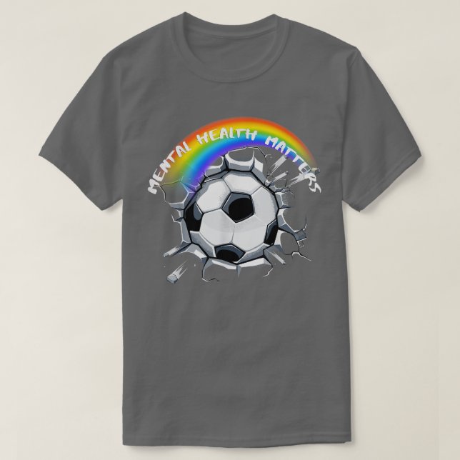 T-shirt Lgbtq Pride Football Santé mentale3049 1383 (Design devant)