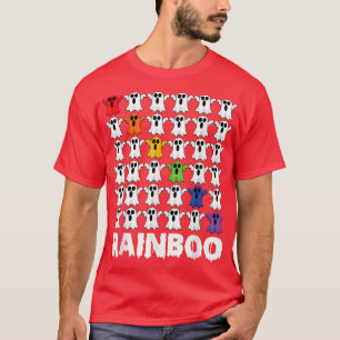 T-shirt LGBTQ Pride Ghost Rainbow Boo Ghost Funny Rainboo