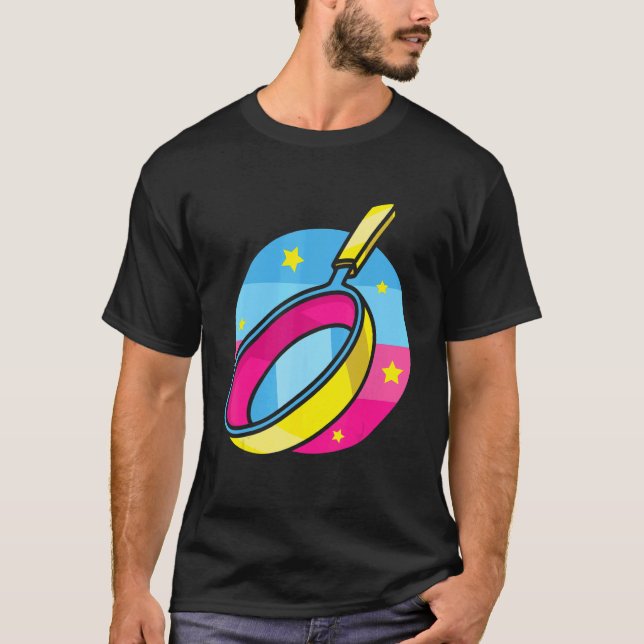 T-shirt LGBTQ Pride Lesbian Gay Man Pansexual Rainbow (Devant)