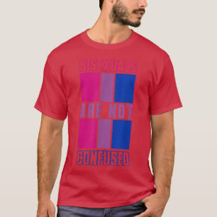 T-shirt LGBTQ Pride Mois Biseul Pas confondu