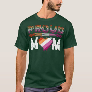 T-shirt LGBTQ Pride Mois Fière Maman Lesbienne Égalité gay