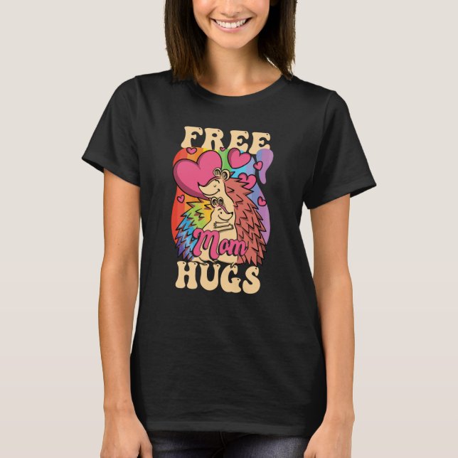 T-shirt LGBTQ Pride Month Mom LGBT Free Mom Hugs (Devant)