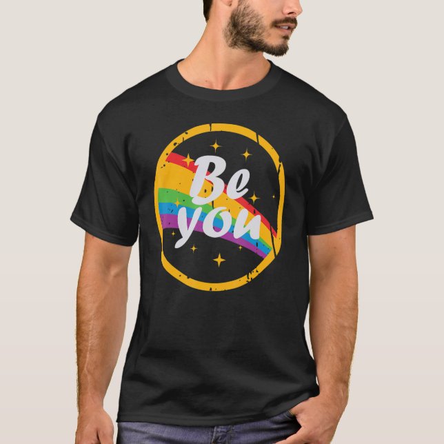 T-shirt Lgbtq Pride Rainbow Graphic Parade Festival Mars  (Devant)