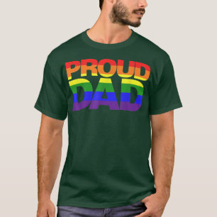 T-shirt LGBTQ Proud Papa Gay Lesbian LGBT Pride Women 