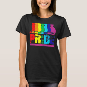T-shirt Lgbtq Purride Ally Gay pride Rainbow Drapeau Chat
