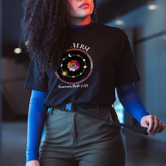 T-shirt LGBTQ Queer Universe, Drapeau lesbien Tournesol