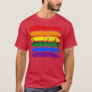 T-shirt Lgbtq Rainbow Pride Drapeau Égalité Droits Lgbt Co