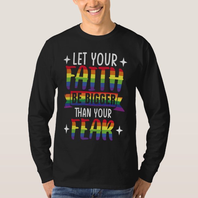 T-shirt LGBTQ Rainbow Pride Month LGBT (Devant)