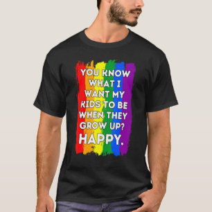 T-shirt Lgbtq Sensibilisation Parents Maman Papa Gay Lesbi